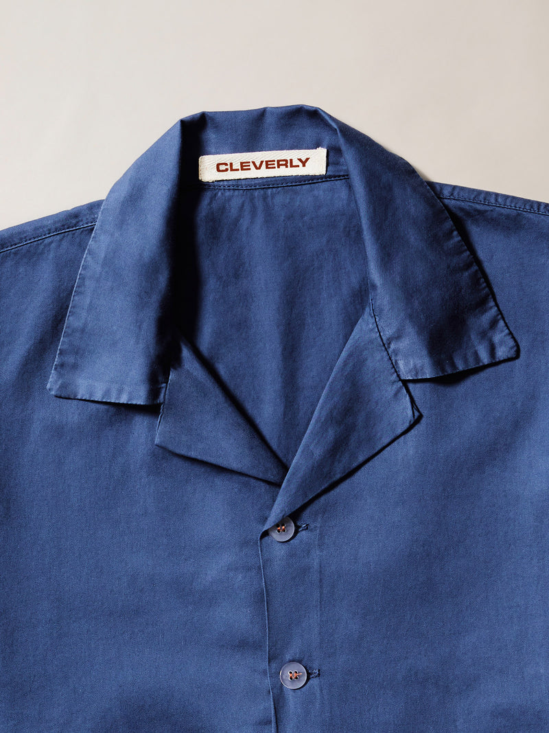 Long-sleeved Shirt - Navy Blue