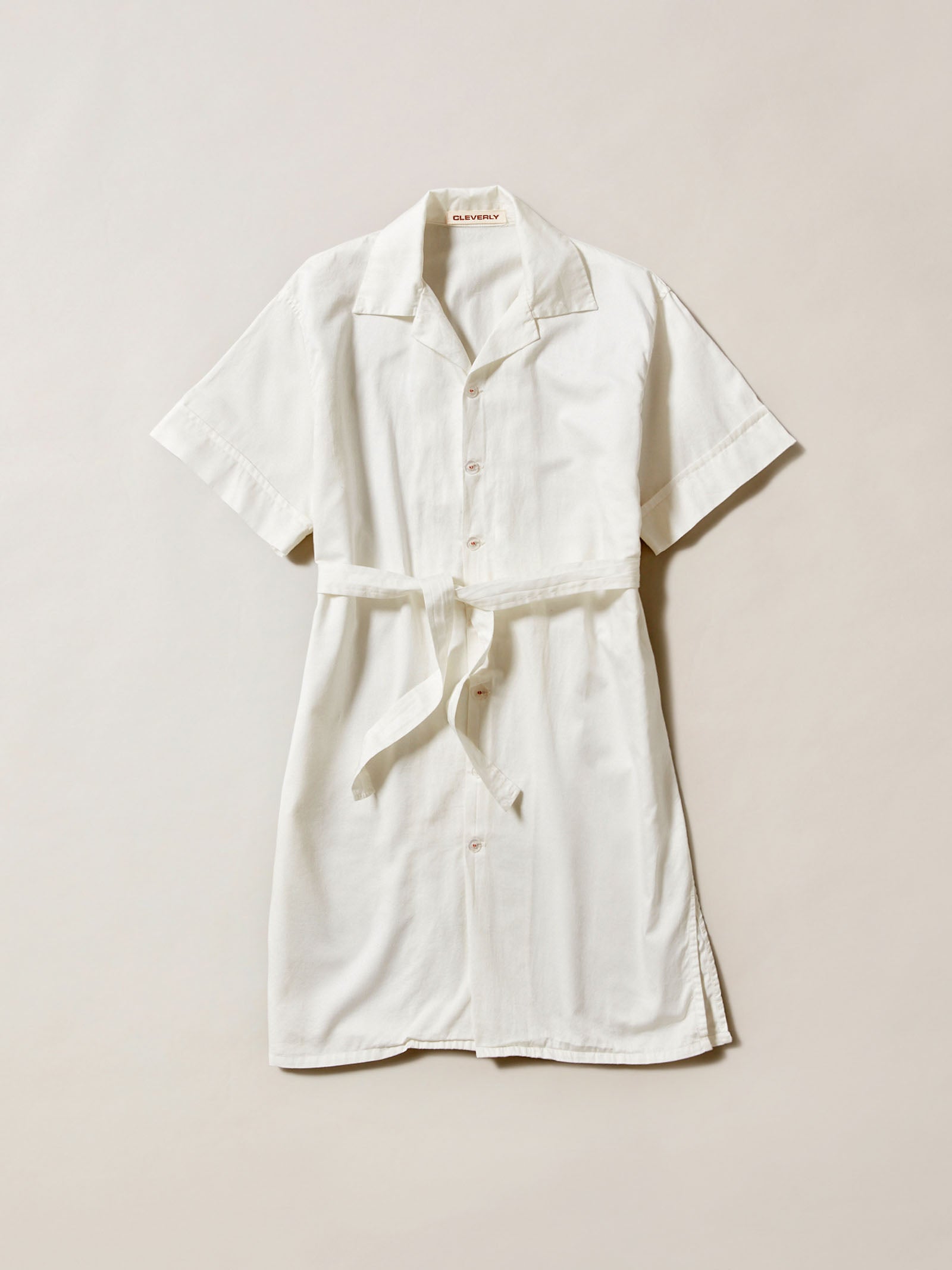 100% cotton, white button down shirt dress, casual dress or luxury cotton nightwear, short sleeves and mid length
