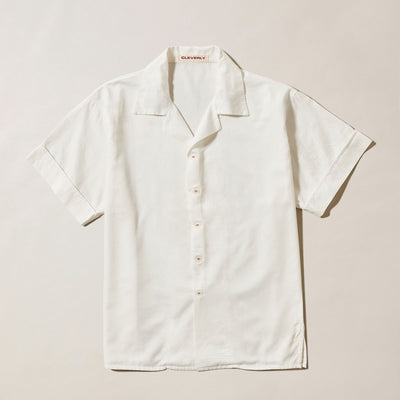 Short-sleeved Shirt - Natural White