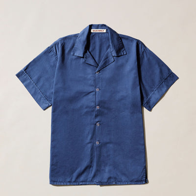 Short-sleeved Shirt - Navy Blue