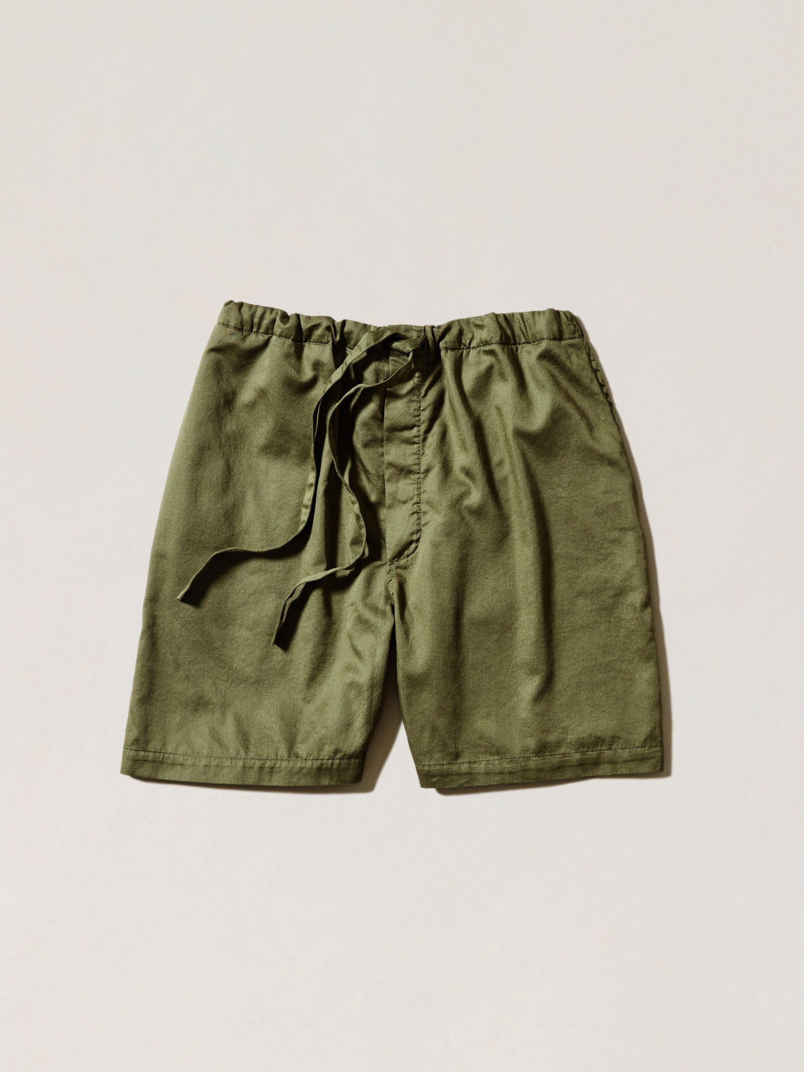 100% cotton pyjama shorts, khaki drawstring waist lounge shorts