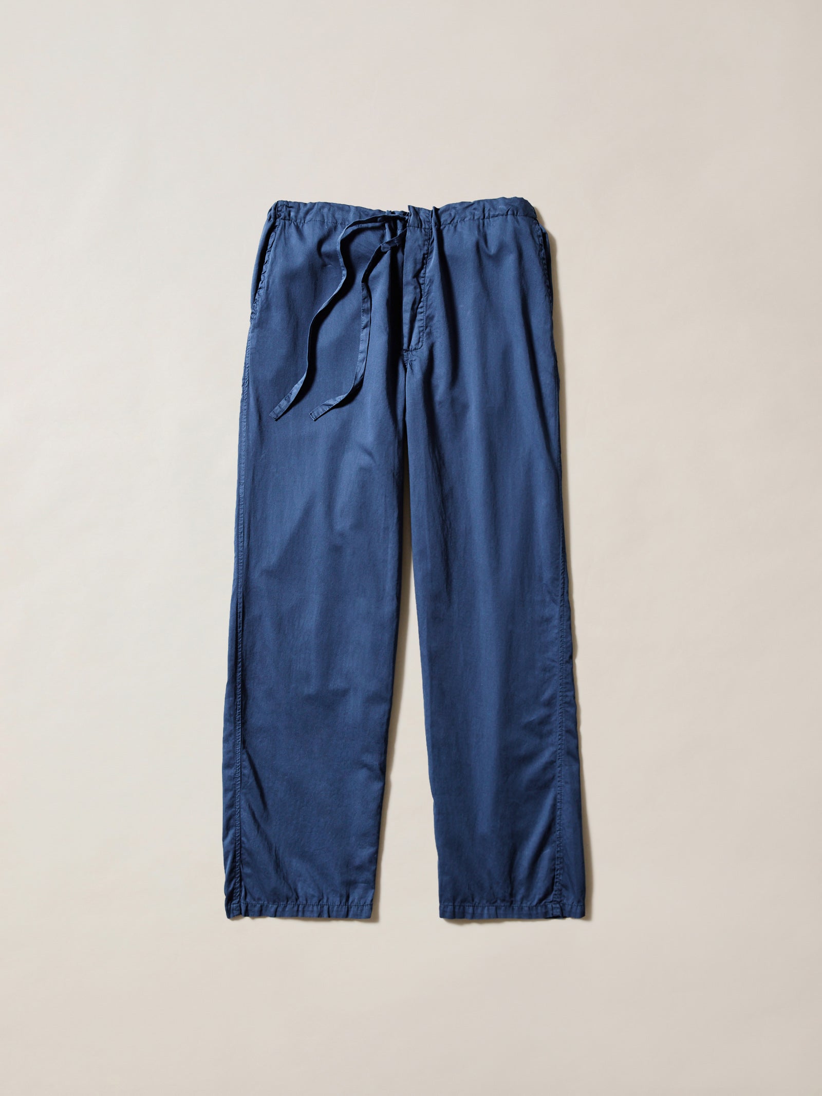 100% cotton navy cotton pyjamas, long pyjama pants, drawstring loungepants long